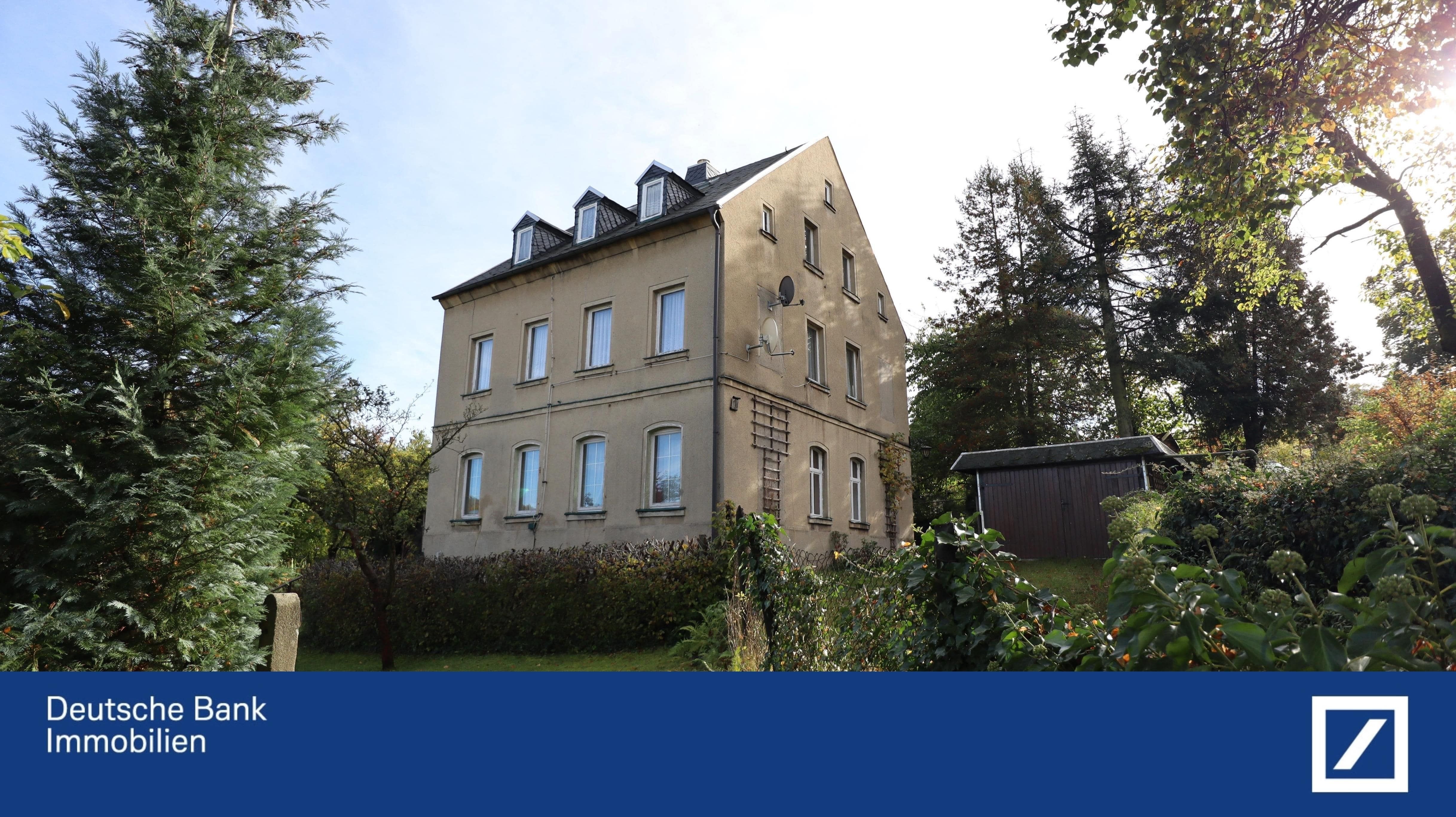 Mehrfamilienhaus zum Kauf 89.000 € 8 Zimmer 178 m²<br/>Wohnfläche 1.130 m²<br/>Grundstück ab sofort<br/>Verfügbarkeit Lichtenstein Lichtenstein 09350