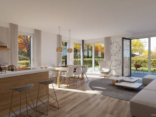 Wohnung zum Kauf - Neubau provisionsfrei 555.000 € 2 Zimmer 62,6 m² 2. Geschoss Argelsried Gilching 82205