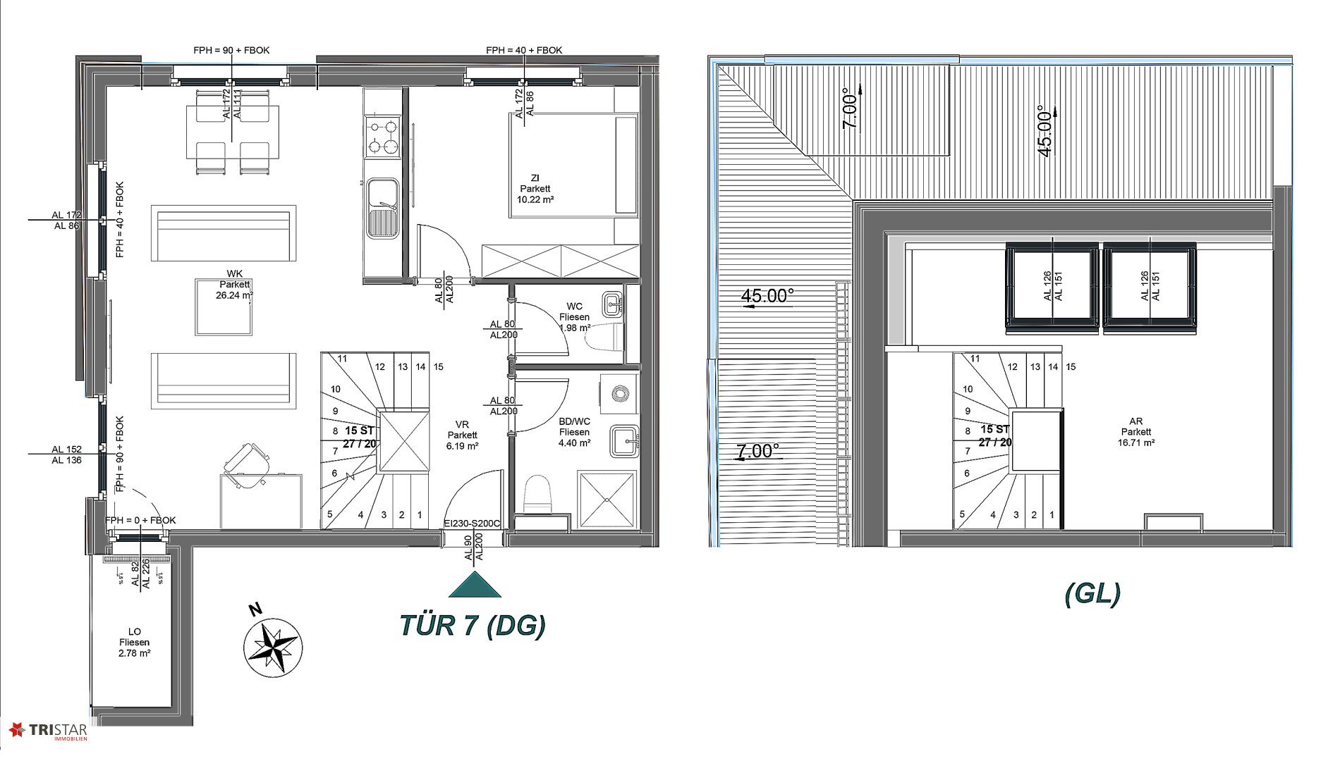 Wohnung zum Kauf 378.000 € 3 Zimmer 68,5 m²<br/>Wohnfläche 3.<br/>Geschoss Wien 1230