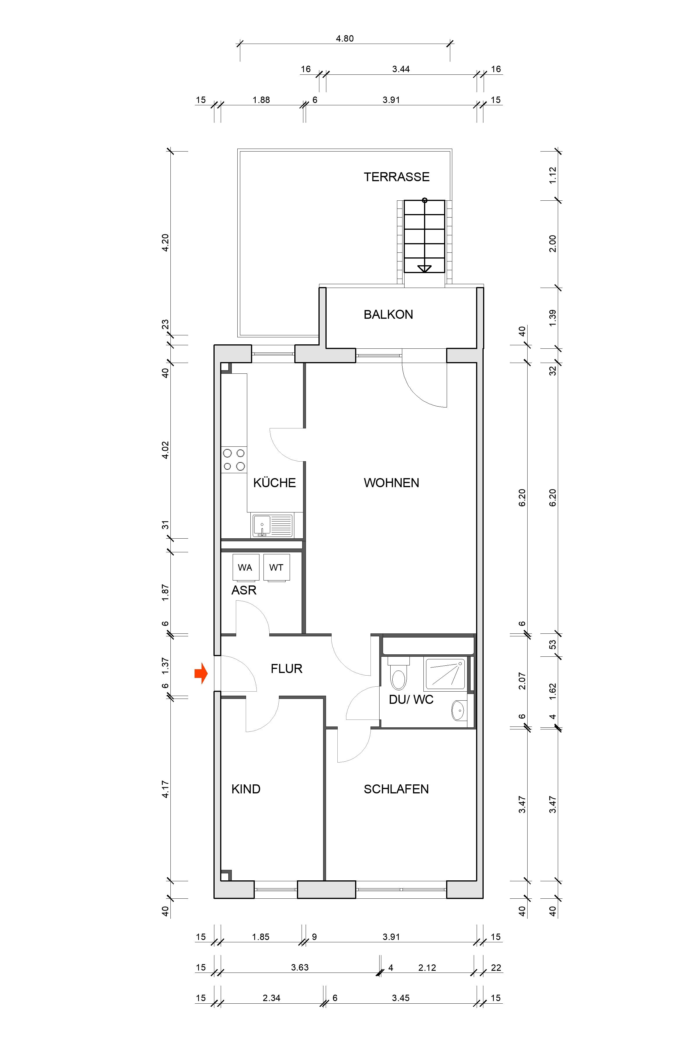 Wohnung zur Miete 506 € 3 Zimmer 72,2 m²<br/>Wohnfläche EG<br/>Geschoss 01.10.2025<br/>Verfügbarkeit Friedrich-Viertel-Str. 121 Hutholz 640 Chemnitz 09123