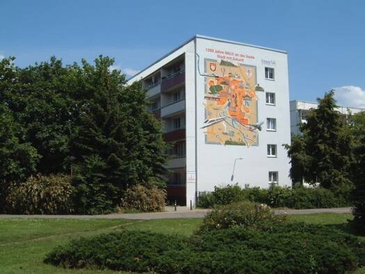 Wohnung zur Miete 355 € 3 Zimmer 59,1 m² 5. Geschoss frei ab sofort Malvenweg 1 Nördliche Neustadt West 06122