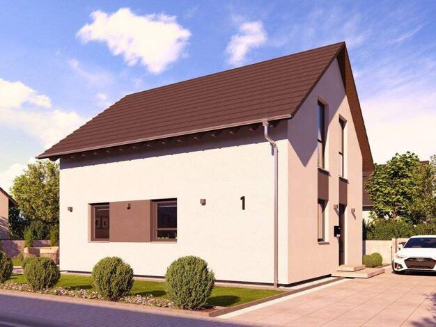 Einfamilienhaus zum Kauf - Erstbezug provisionsfrei 235.879 € 3 Zimmer 119,8 m² 655 m² Grundstück Schweikershain Mittweida 09648