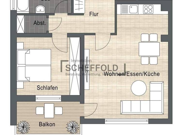 Wohnung zum Kauf 184.900 € 2,5 Zimmer 64,6 m² 3. Geschoss Schelklingen 89601
