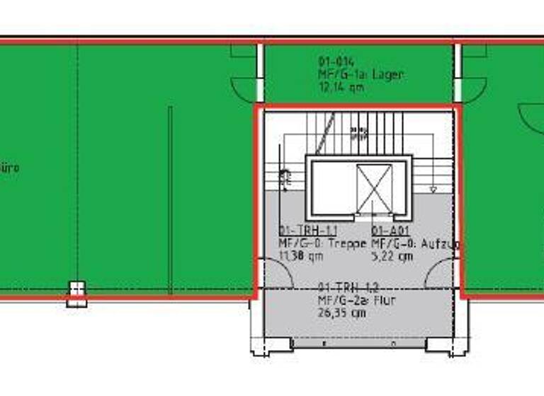 Bürofläche zur Miete provisionsfrei 9,50 € 276,4 m²<br/>Bürofläche ab 276,4 m²<br/>Teilbarkeit Rahlstedt Hamburg 22143