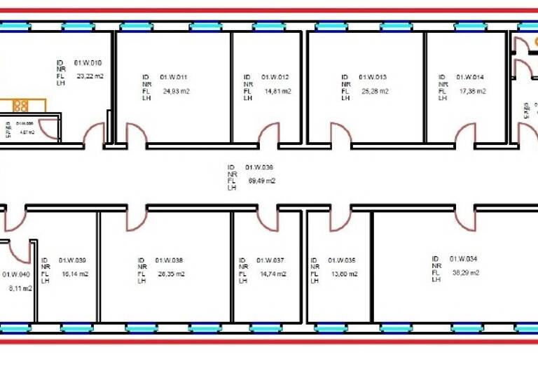 Büro zur Miete 13,50 € 338,7 m² Bürofläche Industriegebiet Klotzsche Dresden 01237