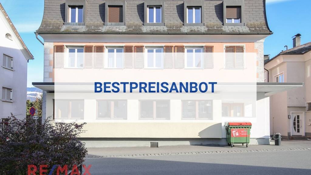 Gewerbeobjekt zum Kauf als Kapitalanlage geeignet 575,4 m² 623 m² Grundstück Kirchplatz 1 Frastanz 6820