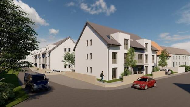 Wohnung zum Kauf - Neubau provisionsfrei 528.000 € 3 Zimmer 91 m² 1. Geschoss Tüllinger Str. 1 Weil am Rhein Weil am Rhein 79576