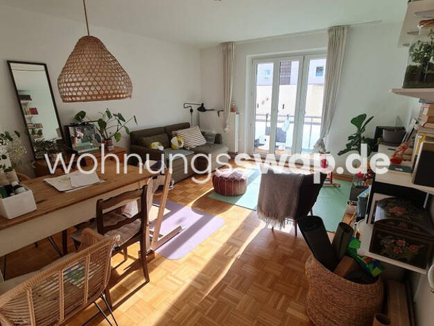 Studio zur Miete Tauschwohnung 1.170 € 3 Zimmer 65 m² 2. Geschoss Maxvorstadt München 80799