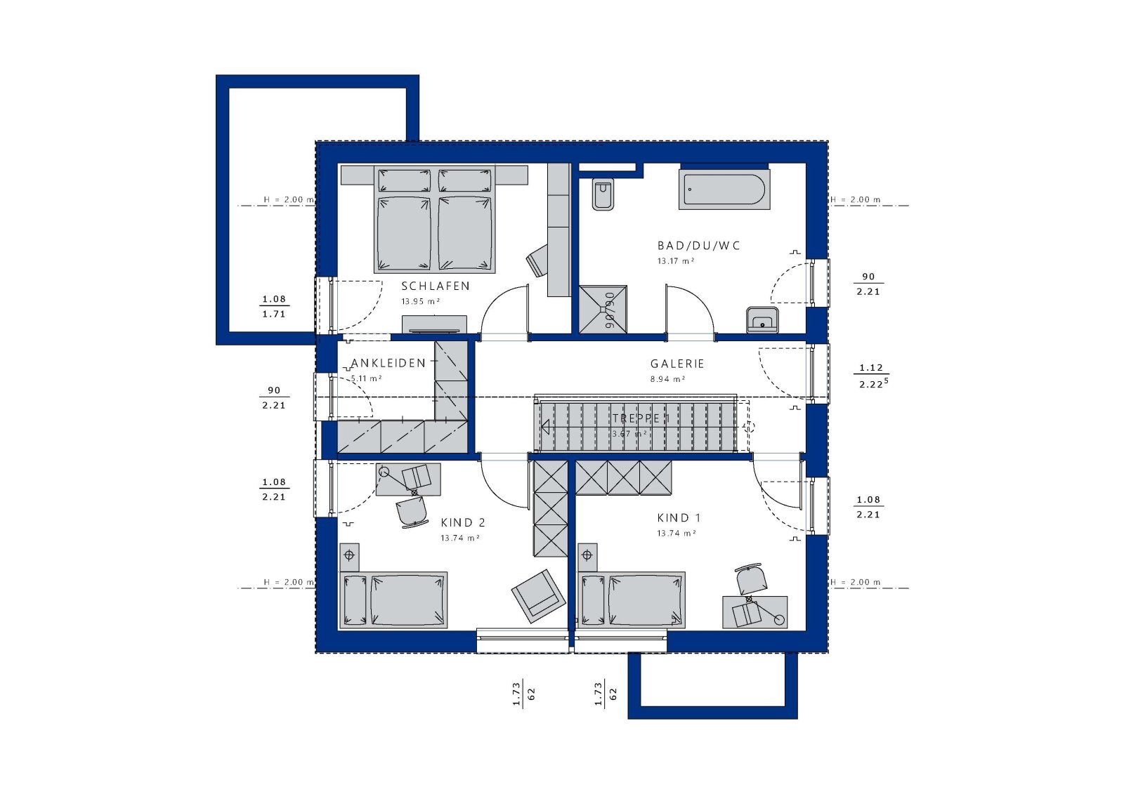 Einfamilienhaus zum Kauf provisionsfrei 950.877 € 6 Zimmer 145 m²<br/>Wohnfläche 541 m²<br/>Grundstück Kreutles Oberasbach 90522