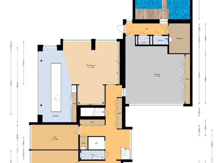 Villa zum Kauf 7.995.000 € 8 Zimmer 569 m² 4.769 m² Grundstück baambrugse zuwe 127 A vinkeveen 3645 AD