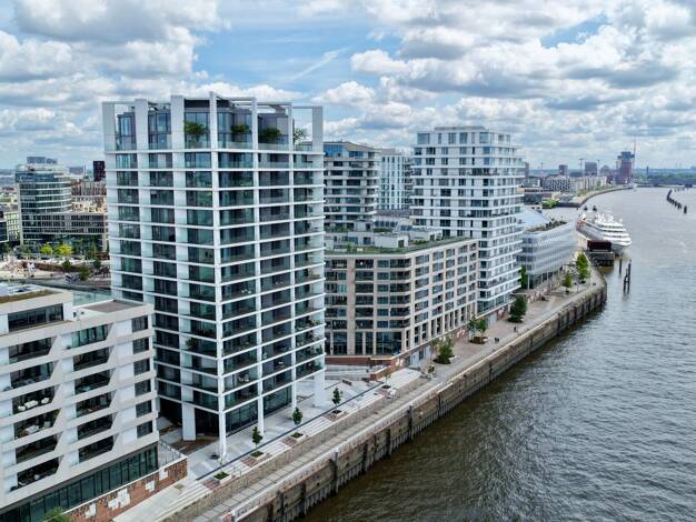 Wohnung zum Kauf - Erstbezug 850.000 € 2 Zimmer 63 m² 7. Geschoss frei ab sofort Am Strandkai HafenCity Mitte 20457