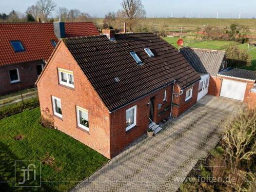 Einfamilienhaus zum Kauf provisionsfrei 169.500 € 5 Zimmer 121 m² 1.258 m² Grundstück Ditzum Jemgum 26844