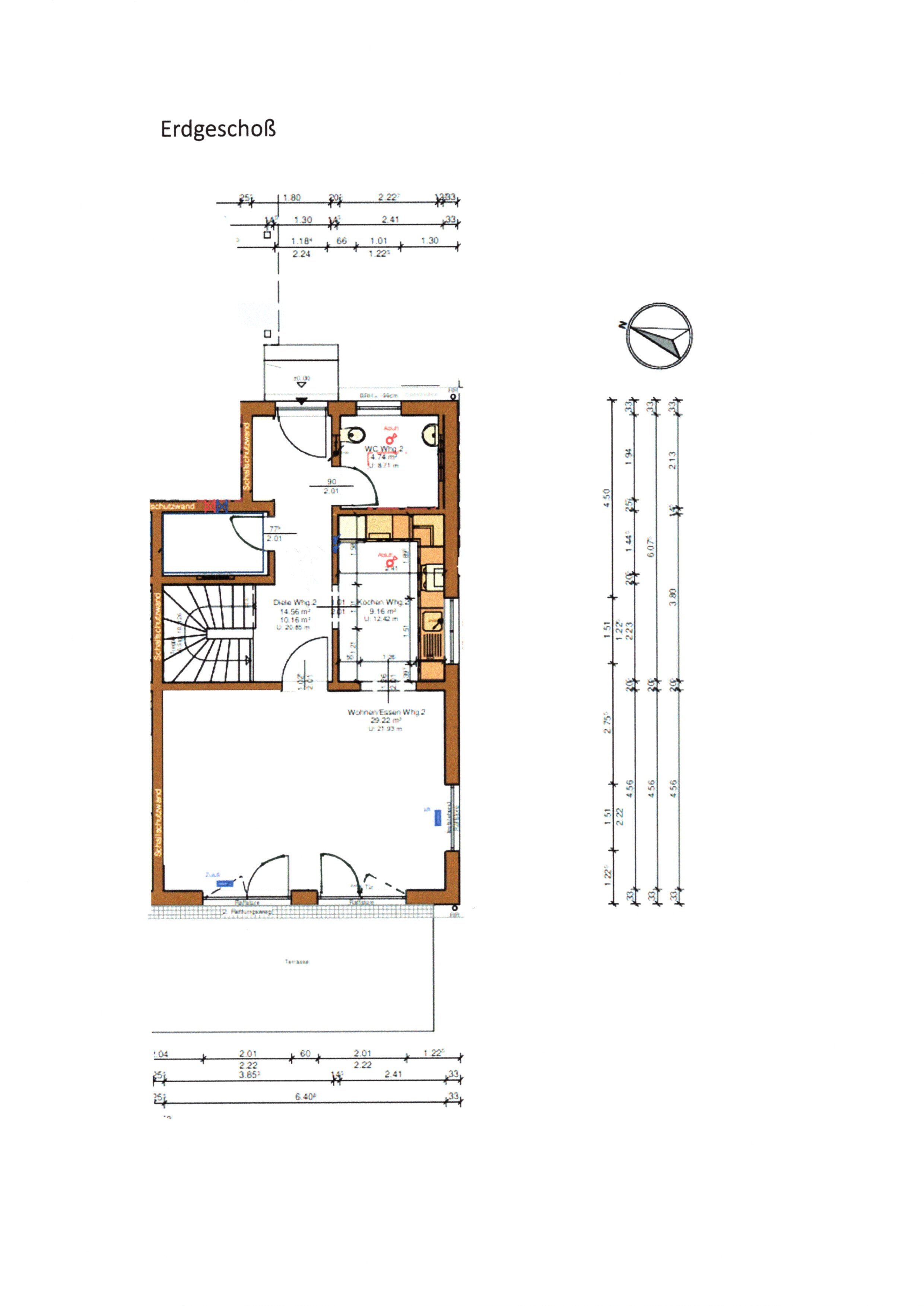 Doppelhaushälfte zur Miete 1.450 € 5 Zimmer 145 m²<br/>Wohnfläche 260 m²<br/>Grundstück Neckarbischofsheim Neckarbischofsheim 74924