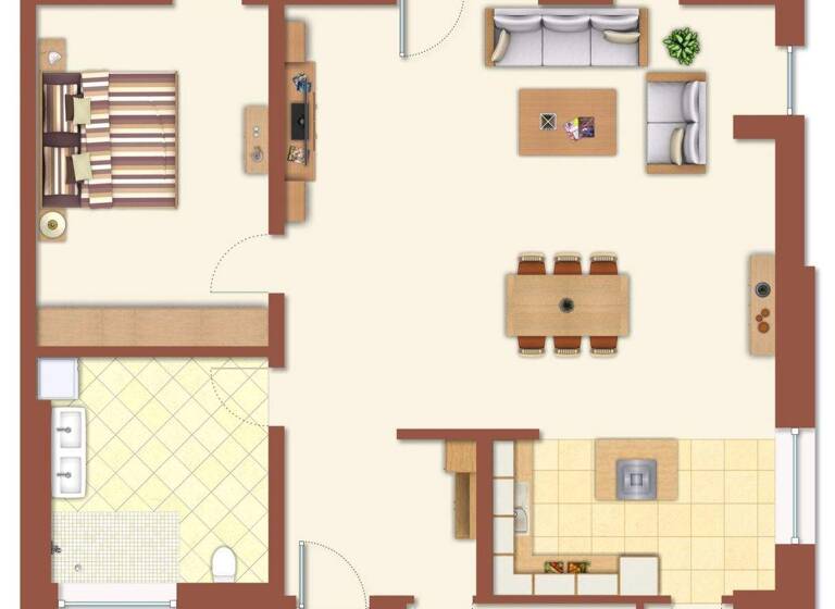 Wohnung zur Miete - Erstbezug 1.065 € 2 Zimmer 101,3 m² 1. Geschoss frei ab sofort Spalt 91174