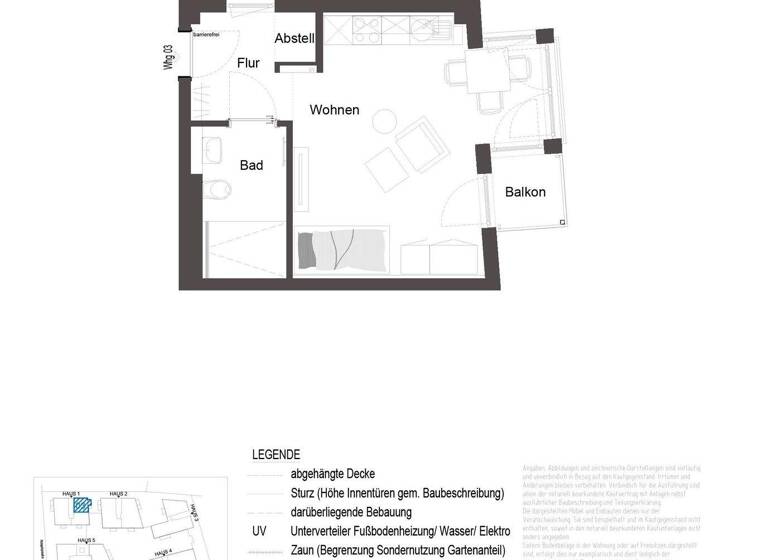 Studio zum Kauf - Erstbezug provisionsfrei 408.000 € 1 Zimmer 37 m² 1. Geschoss Thalk.Obersendl.-Forsten-Fürstenr.-Solln München 81476