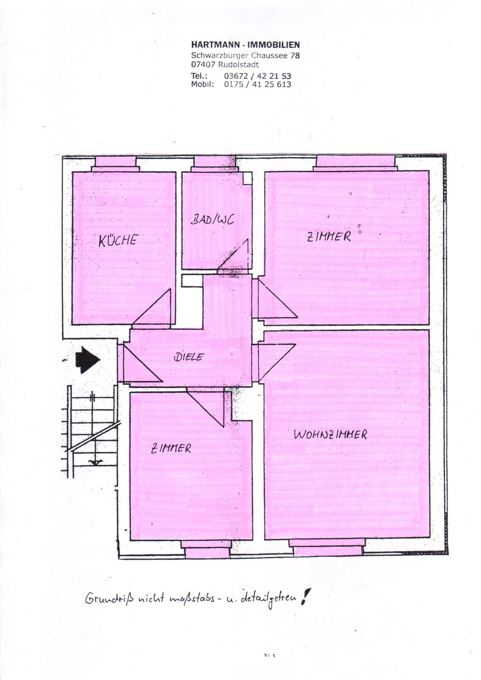 Wohnung zur Miete 390 € 3 Zimmer 58,2 m²<br/>Wohnfläche EG<br/>Geschoss ab sofort<br/>Verfügbarkeit Am Mühlberg Cumbach Rudolstadt 07407