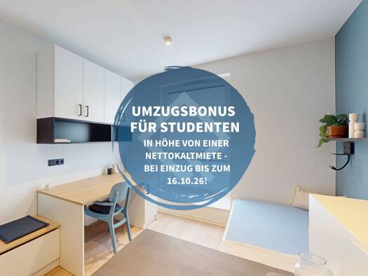 Wohnung zur Miete - Erstbezug 510 € 1 Zimmer 20,2 m² 2. Geschoss frei ab 16.09.2026 Im Rad Wiesbaden Nordost 65197