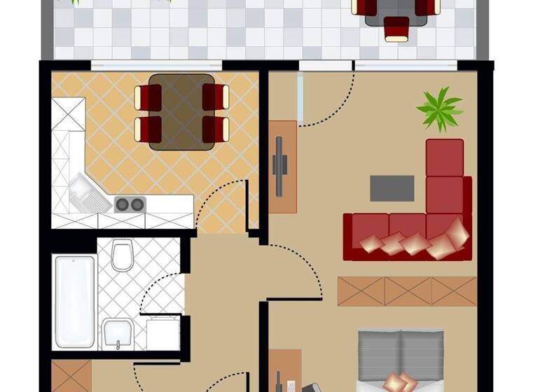 Studio zum Kauf 145.000 € 1 Zimmer 46 m² 4. Geschoss frei ab sofort Altenberg Oberasbach 90522