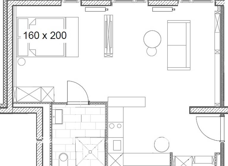 Studio zur Miete 1.439 € 1 Zimmer 42 m² Leibnizstraße 3-4 Charlottenburg Berlin 10829