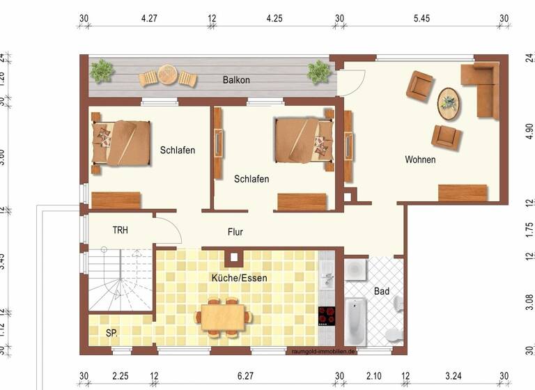 Wohnung zum Kauf 297.000 € 3,5 Zimmer 104 m² 2. Geschoss Laufenburg 79725