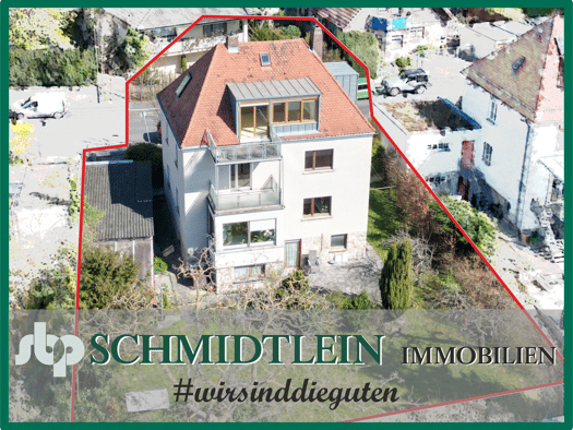 Stadthaus zum Kauf provisionsfrei 1.275.000 € 9 Zimmer 243 m² 686 m² Grundstück Frauenland Würzburg 97074