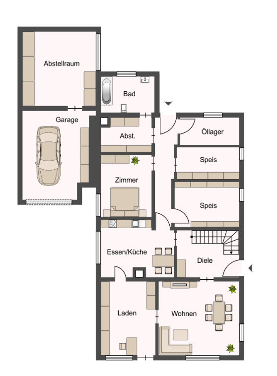 Mehrfamilienhaus zum Kauf 440.000 € 8 Zimmer 236 m²<br/>Wohnfläche 470 m²<br/>Grundstück Frauenaurach Erlangen / Frauenaurach 91056