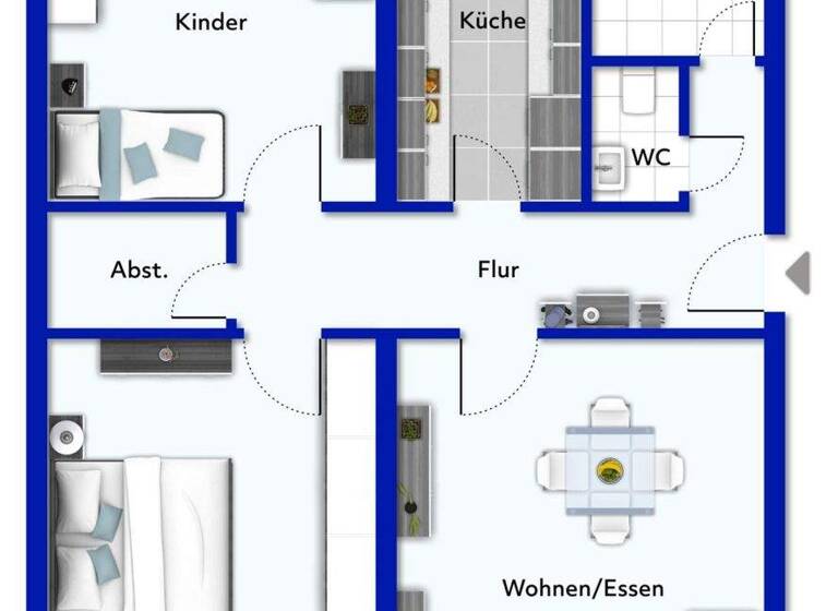 Wohnung zum Kauf 269.000 € 3 Zimmer 84,9 m² Hirschlanden Ditzingen 71254