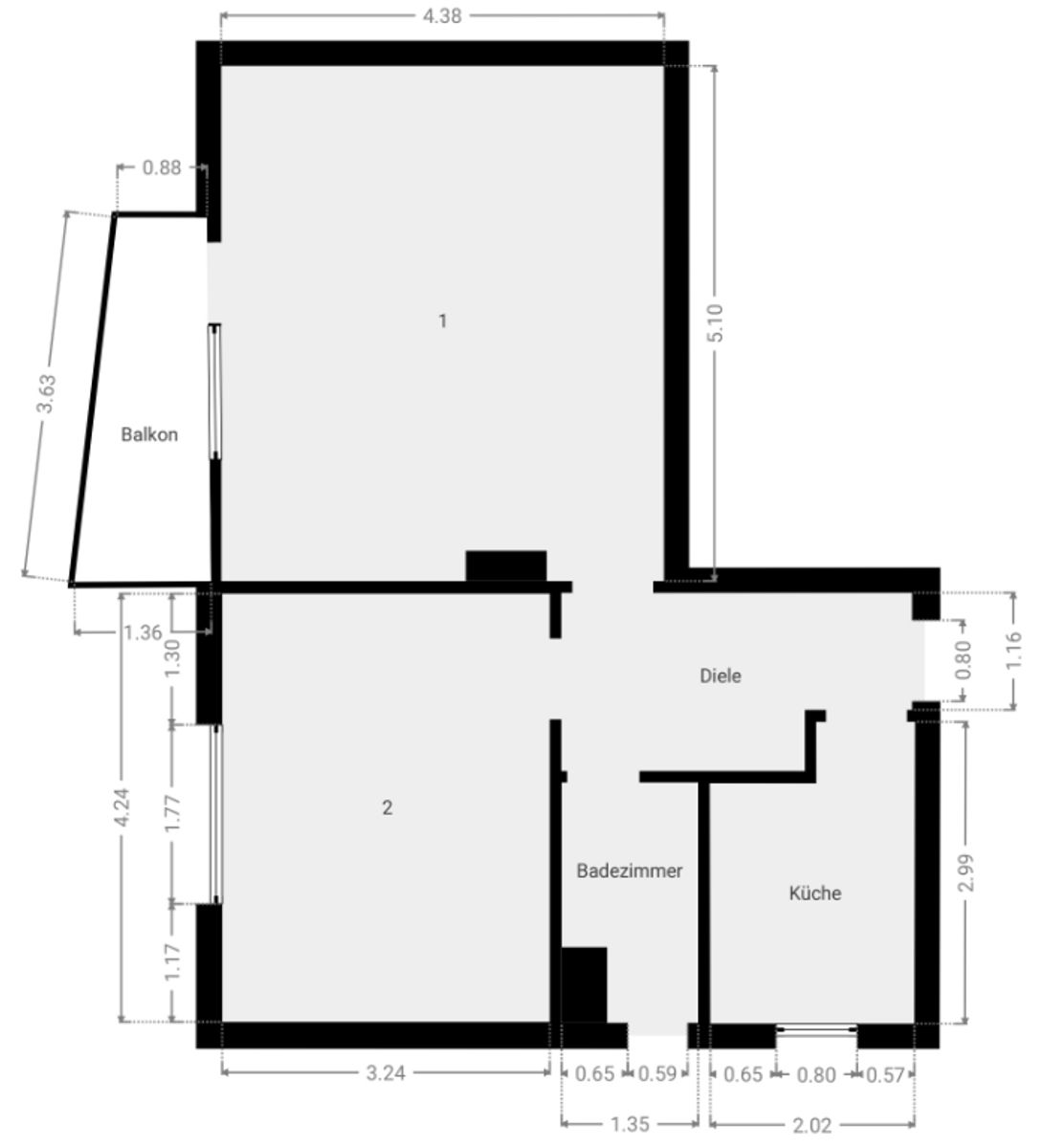 Immobilie zum Kauf als Kapitalanlage geeignet 339.900 € 2 Zimmer 52 m²<br/>Fläche Charlottenburg Berlin 14059