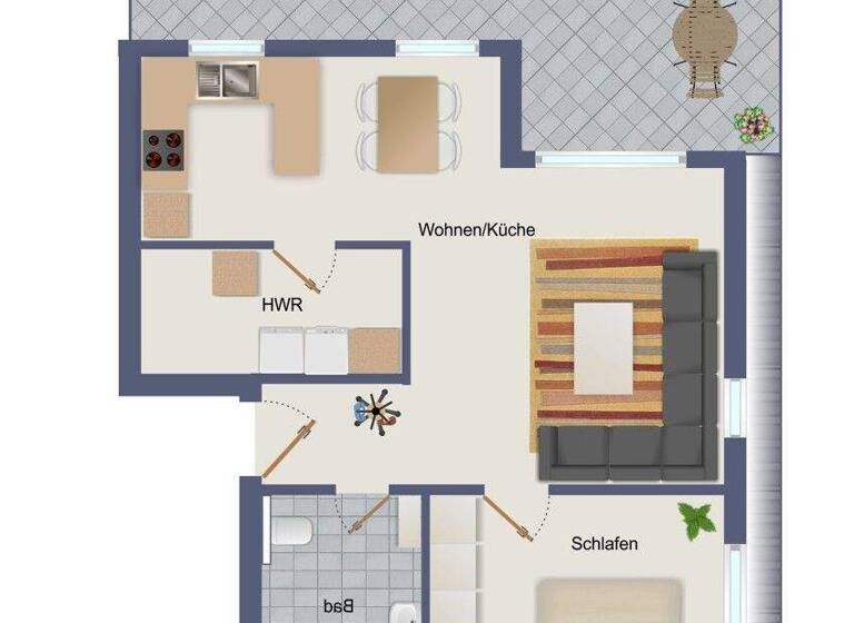 Wohnung zum Kauf 239.000 € 2 Zimmer 60 m² Walle Aurich / Walle 26607