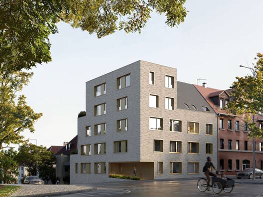 Wohnung zum Kauf - Neubau provisionsfrei als Kapitalanlage geeignet 300.000 € 1 Zimmer 34 m² Hindenburgstraße 22 Innenstadt Erlangen 91054
