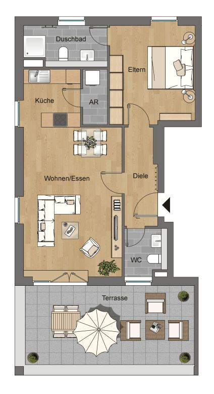 Wohnung zur Miete 750 € 2 Zimmer 75,3 m²<br/>Wohnfläche 2.<br/>Geschoss 16.02.2025<br/>Verfügbarkeit Hans-Joachim-Danckworth-Str. 10 Silhöfer Aue Wetzlar 35578