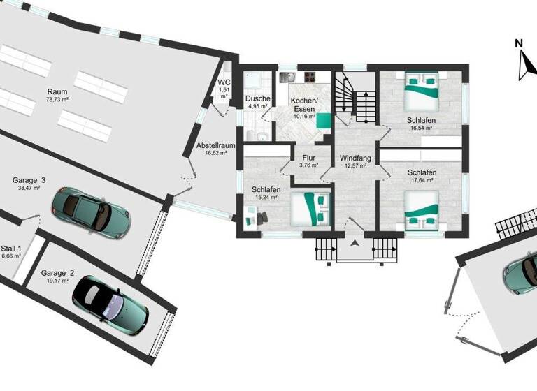 Mehrfamilienhaus zum Kauf 240.000 € 1 Zimmer 163 m² 511 m² Grundstück Häfnergasse 6 Zahlbach Burkardroth 97705