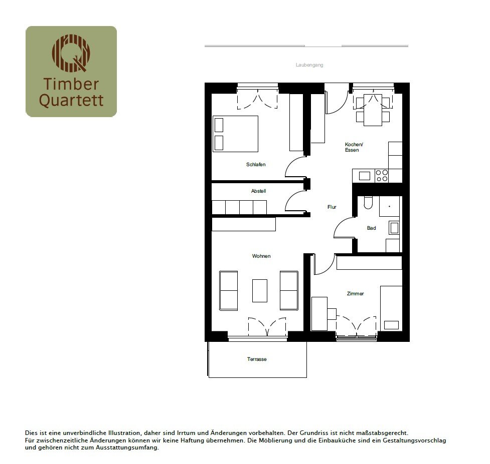 Wohnung zur Miete 611 € 4 Zimmer 86,8 m²<br/>Wohnfläche 3.<br/>Geschoss Defreggerstraße 2 Künzelsau Künzelsau 74653