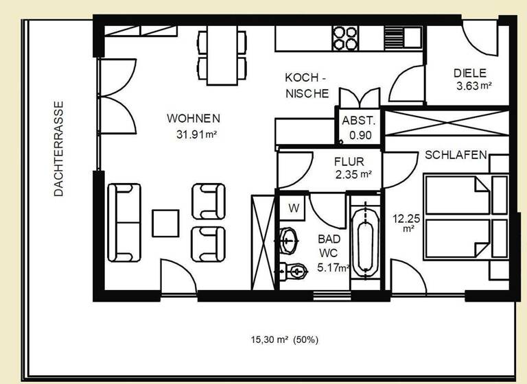 Wohnung zum Kauf 229.000 € 2 Zimmer 75,1 m² 2. Geschoss Pölnitzweg 126 Buch Berlin 13125
