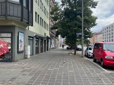 Ladenfläche zur Miete provisionsfrei 480 m² Verkaufsfläche teilbar von 480 m² bis 600 m² Fürther Str. 181 Seeleinsbühl Nürnberg 90429