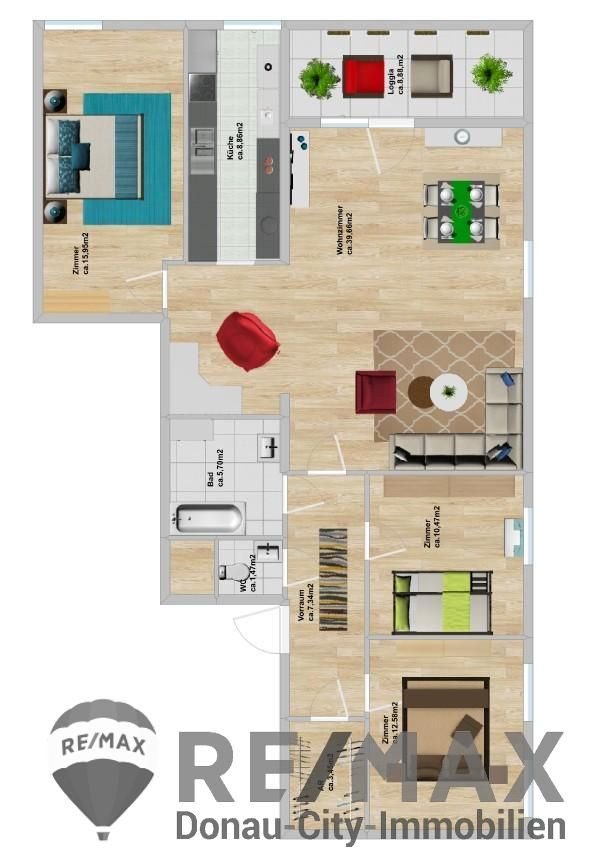 Wohnung zur Miete 1.434 € 4 Zimmer 105 m²<br/>Wohnfläche 1.<br/>Geschoss 01.03.2025<br/>Verfügbarkeit Wien 1160