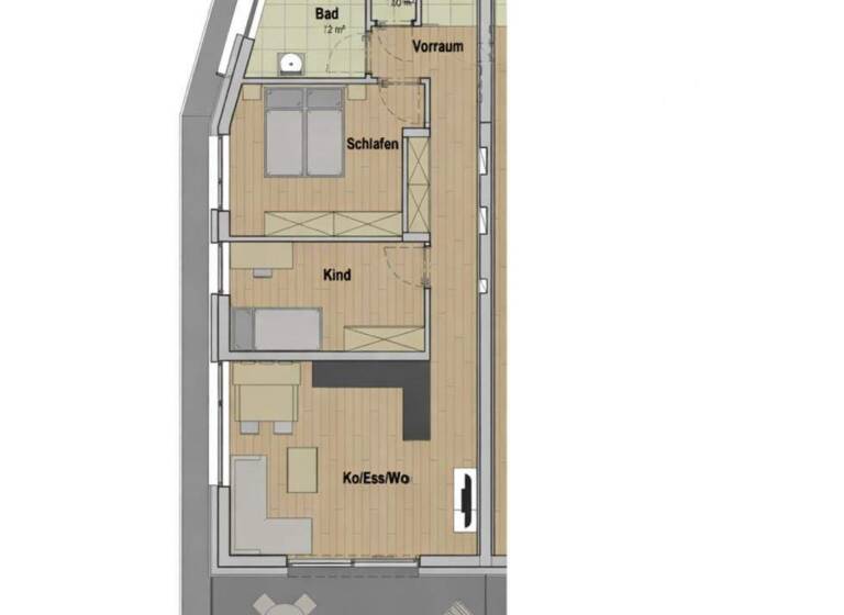Wohnung zur Miete - Erstbezug 1.302 € 3 Zimmer 71 m² Roppen 6426