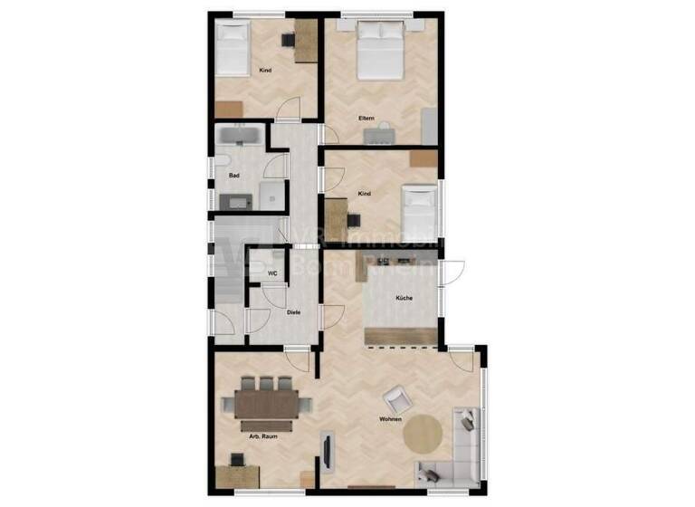 Einfamilienhaus zum Kauf 698.000 € 8 Zimmer 204 m² 1.229 m² Grundstück Holzlar Bonn 53229