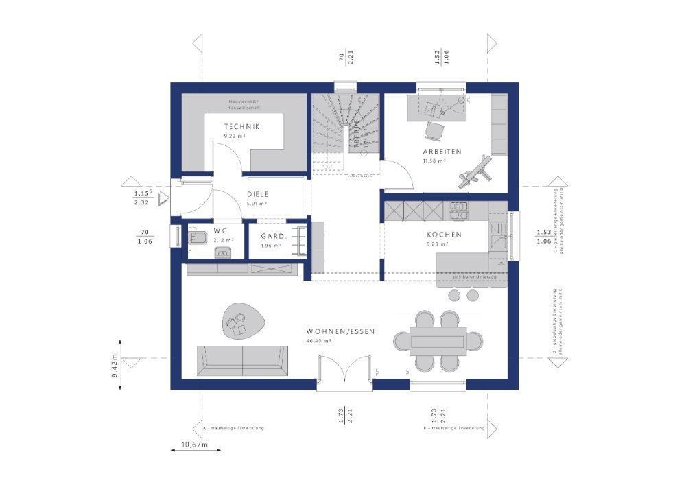 Einfamilienhaus zum Kauf 589.243 € 5 Zimmer 165 m²<br/>Wohnfläche 731 m²<br/>Grundstück Dertingen Wertheim 97877