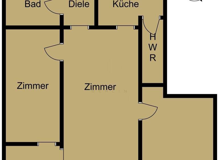 Wohnung zum Kauf 475.000 € 3 Zimmer 82 m²<br/>Wohnfläche 1.<br/>Geschoss Niederschönhausen Berlin 13156