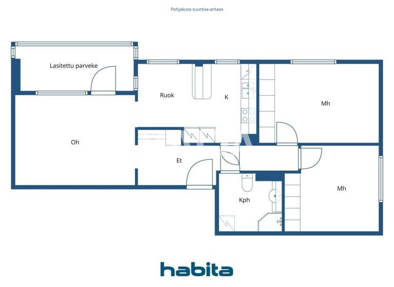 Wohnung zum Kauf 108.000 € 3 Zimmer 70 m² 3. Geschoss Luostonkuja 3 Helsinki 00970