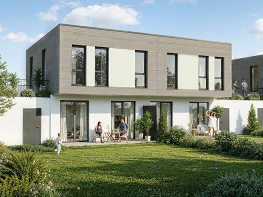 Doppelhaushälfte zum Kauf - Erstbezug provisionsfrei 899.900 € 4 Zimmer 118,2 m² 198,5 m² Grundstück Poing Poing 85586