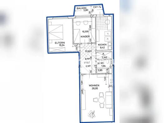 Wohnung zur Miete Tauschwohnung 860 € 3 Zimmer 78 m² Derendorf Stadtbezirk 1 40477