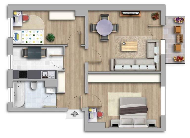 Wohnung zur Miete 344 € 3 Zimmer 56,3 m² 3. Geschoss Geiseltalstraße 15 Merseburg 06217