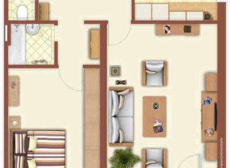 Wohnung zum Kauf 224.500 € 2 Zimmer 64 m² 5. Geschoss frei ab sofort Neuröthenbach Nürnberg 90449