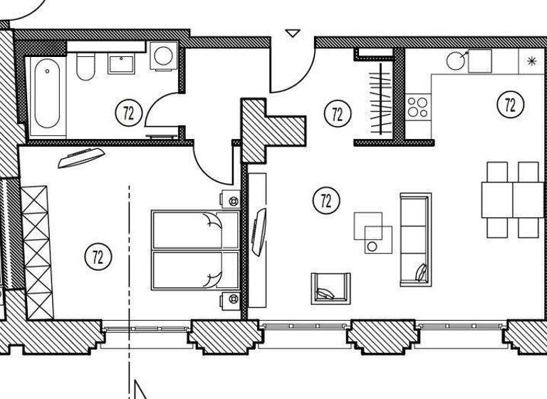 Wohnung zur Miete 661 € 2 Zimmer 67,6 m² 3. Geschoss frei ab 29.05.2026 Salomonstraße 2 Zentrum-Ost Leipzig 04103