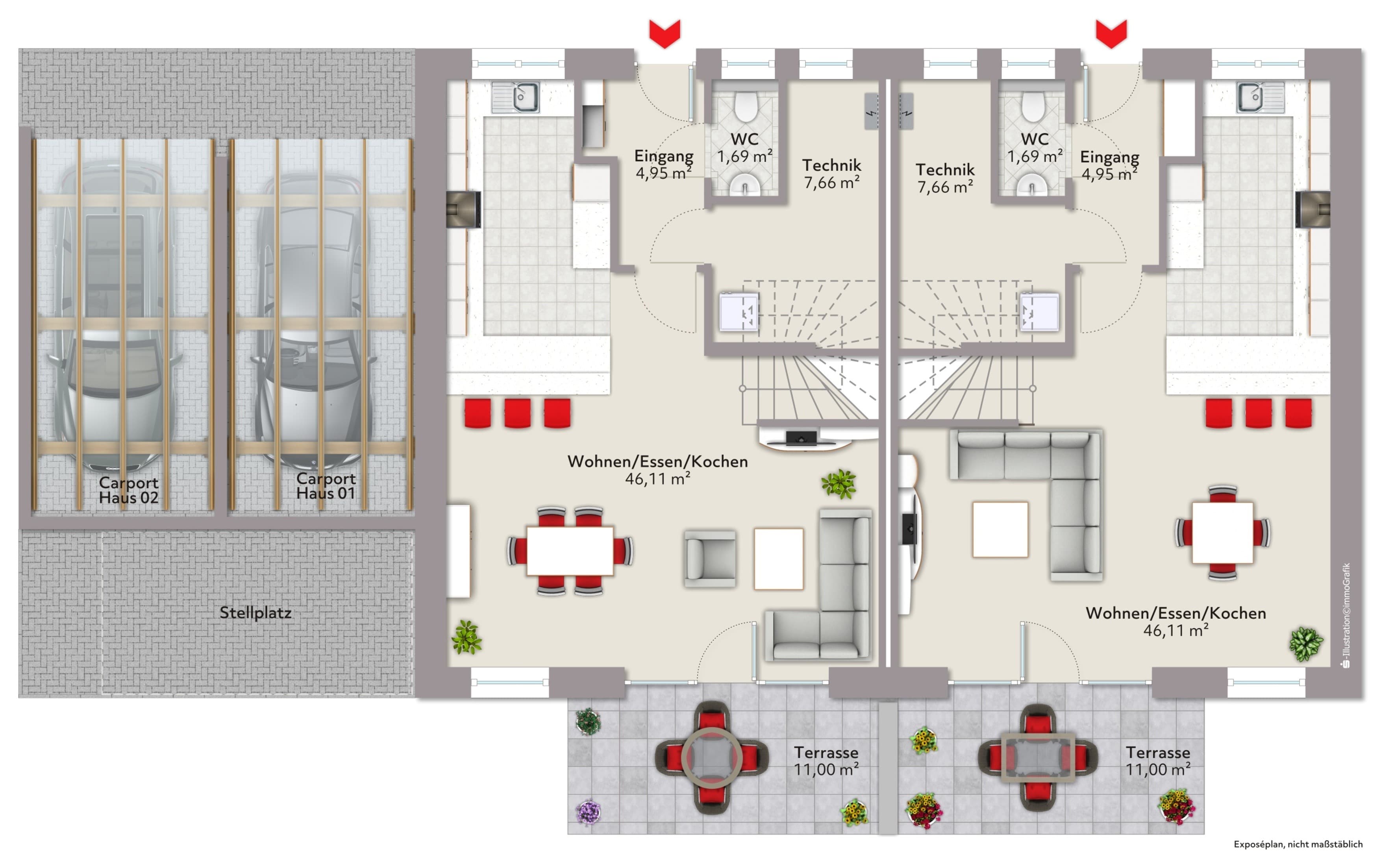 Doppelhaushälfte zum Kauf 410.000 € 5 Zimmer 116,7 m²<br/>Wohnfläche 185,5 m²<br/>Grundstück Westerstede Westerstede 26655