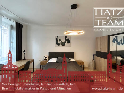 Wohnung zur Miete 660 € 2 Zimmer 59,3 m² 2. Geschoss frei ab sofort Altstadt Passau 94032