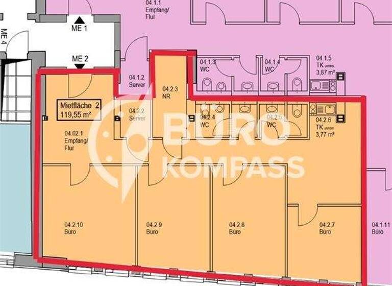 Bürofläche zur Miete 39,50 € 262 m² Bürofläche teilbar ab 119 m² Altstadt-Lehel München 80333