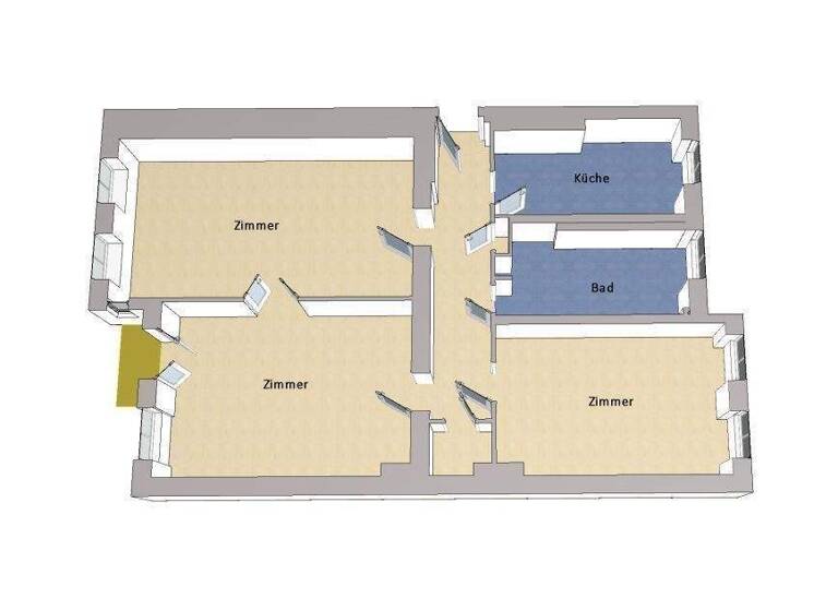 Wohnung zum Kauf 629.000 € 3 Zimmer 104 m² Neukölln Berlin 12045